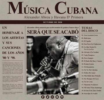 Alexander Abreu & Havana D Primera - Sera Que Se Acabo (2021) CD Completo